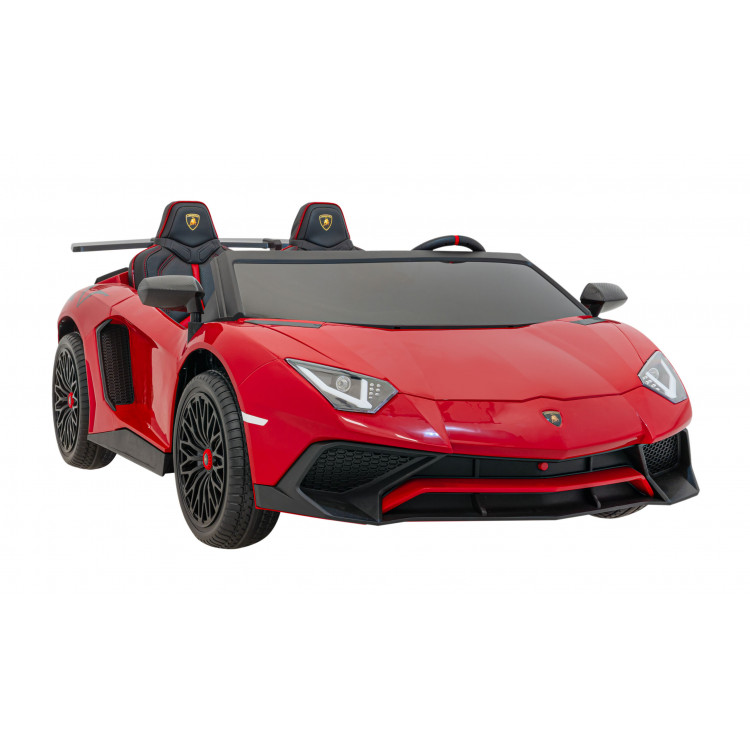 Elektrické autíčko Lamborghini Aventador SV 2x200W 24V - dvojmiestne - červené
